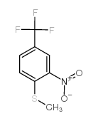 4-METHYLTHIO-3-NITROBENZOTRIFLUORIDE Structure