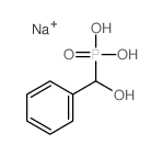 Phosphonic acid, (a-hydroxybenzyl)-, monosodium salt(8CI)结构式