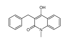 3-benzyl-4-hydroxy-1-methylquinolin-2-one结构式