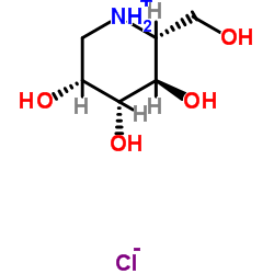 1-甘露糖野尻霉素盐酸盐结构式
