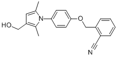 2-[[4-[3-(hydroxymethyl)-2,5-dimethyl-1h-pyrrol-1-yl]phenoxy]methyl]-benzonitrile picture