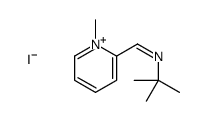 N-tert-butyl-1-(1-methylpyridin-1-ium-2-yl)methanimine,iodide Structure