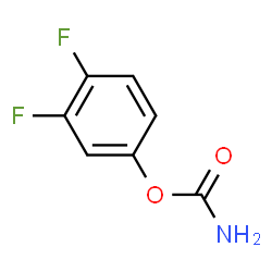 Phenol, 3,4-difluoro-, carbamate (9CI) structure