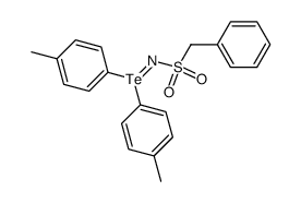 N-(benzylsulfonyl)di(p-tolyl)tellurimide Structure