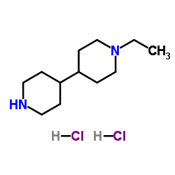 1-Ethyl-4,4'-bipiperidine dihydrochloride结构式