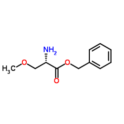 (S)-Benzyl 2-amino-3-methoxypropanoate Structure