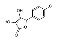 4-(4-chlorophenyl)-2-hydroxytetronic acid Structure