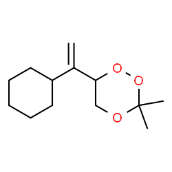 1,2,4-Trioxane,6-(1-cyclohexylethenyl)-3,3-dimethyl-(9CI)结构式