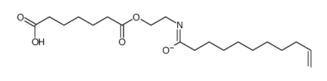 7-oxo-7-[2-(undec-10-enoylamino)ethoxy]heptanoate Structure