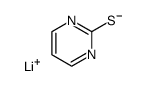 lithium 2-pyrimidinyl thiolate结构式