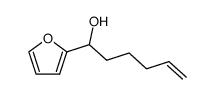 (+/-)-1-(furan-2-yl)hex-5-en-1-ol结构式