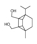 [3-(hydroxymethyl)-1-methyl-4-propan-2-yl-2-bicyclo[2.2.2]octanyl]methanol结构式