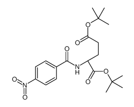 ditert-butyl (2S)-2-[(4-nitrobenzoyl)amino]pentanedioate结构式