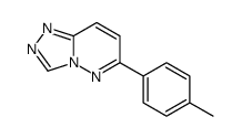 6-(4-methylphenyl)-[1,2,4]triazolo[4,3-b]pyridazine结构式