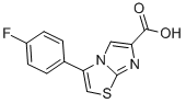 3-(4-fluorophenyl)imidazo[2,1-b]thiazole-6-carboxylic acid picture