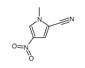 1-METHYL-4-NITRO-1H-PYRROLE-2-CARBONITRILE Structure