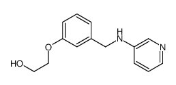 2-[3-[(pyridin-3-ylamino)methyl]phenoxy]ethanol Structure