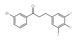 3'-BROMO-3-(3,4,5-TRIFLUOROPHENYL)PROPIOPHENONE结构式