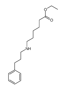 ethyl 6-(3-phenylpropylamino)hexanoate结构式