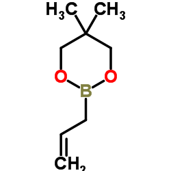 2-烯丙基-5,5-二甲基-1,3,2-二氧硼杂环结构式