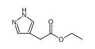 1H-Pyrazole-4-acetic acid, ethyl ester Structure