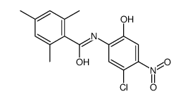 N-(5-chloro-2-hydroxy-4-nitrophenyl)-2,4,6-trimethylbenzamide Structure