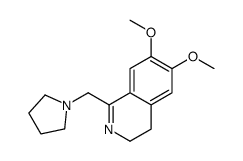 6,7-dimethoxy-1-(pyrrolidin-1-ylmethyl)-3,4-dihydroisoquinoline Structure