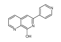 6-pyridin-4-yl-7H-1,7-naphthyridin-8-one结构式