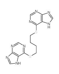 Purine,6,6'-(tetramethylenedithio)di- (7CI)结构式