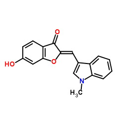 (2Z)-6-Hydroxy-2-[(1-methyl-1H-indol-3-yl)methylene]-1-benzofuran-3(2H)-one picture