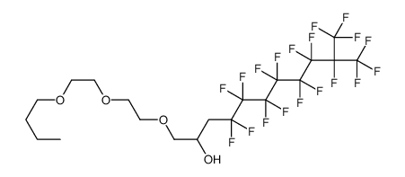 1-[2-(2-butoxyethoxy)ethoxy]-4,4,5,5,6,6,7,7,8,8,9,9,10,11,11,11-hexadecafluoro-10-(trifluoromethyl)undecan-2-ol Structure