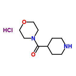 吗琳基(4-哌啶)甲酮盐酸盐结构式