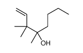 3,3,4-trimethyloct-1-en-4-ol结构式