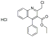 2-(氯甲基)-4-苯基喹啉-3-甲酸乙酯结构式