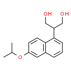 2-(6-Isopropoxynaphthalen-1-Yl)Propane-1,3-Diol Structure