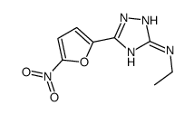 N-ethyl-5-(5-nitrofuran-2-yl)-1H-1,2,4-triazol-3-amine Structure