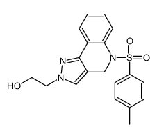 2-[5-(4-methylphenyl)sulfonyl-4H-pyrazolo[4,3-c]quinolin-2-yl]ethanol Structure