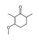 2-Cyclohexen-1-one,3-methoxy-2,6-dimethyl-(9CI) structure