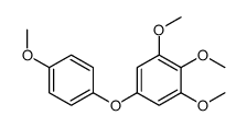 1,2,3-trimethoxy-5-(4-methoxyphenoxy)benzene结构式