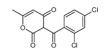 3-(2,4-dichlorobenzoyl)-6-methylpyran-2,4-dione Structure