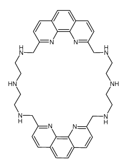 3,6,9,13,16,19-hexaaza-1,11(2,9)-diphenanthrolinacycloicosaphane结构式