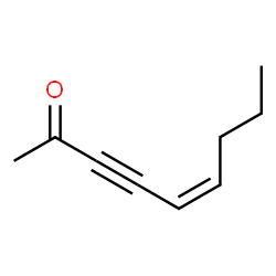 5-Nonen-3-yn-2-one, (Z)- (9CI) structure