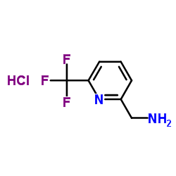 (6-(TRIFLUOROMETHYL)PYRIDIN-2-YL)METHANAMINE HYDROCHLORIDE Structure