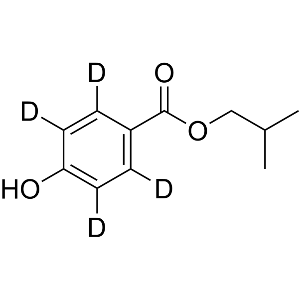 4-羟基苯甲酸异丁酯-d4图片