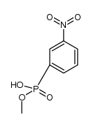 monomethyl (3-nitrophenyl)phosphonate Structure