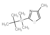 2-(tert-Butyldimethylsilyl)-4-methylthiazole Structure