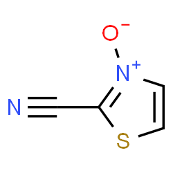 2-Thiazolecarbonitrile,N-oxide (9CI) Structure