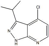 4-chloro-3-(propan-2-yl)-1H-pyrazolo[3,4-b]pyridine Structure