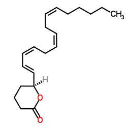 5(S)-羟化二十烷四烯酸内酯结构式