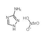 1H-1,2,4-Triazol-3-amine, mononitrate结构式